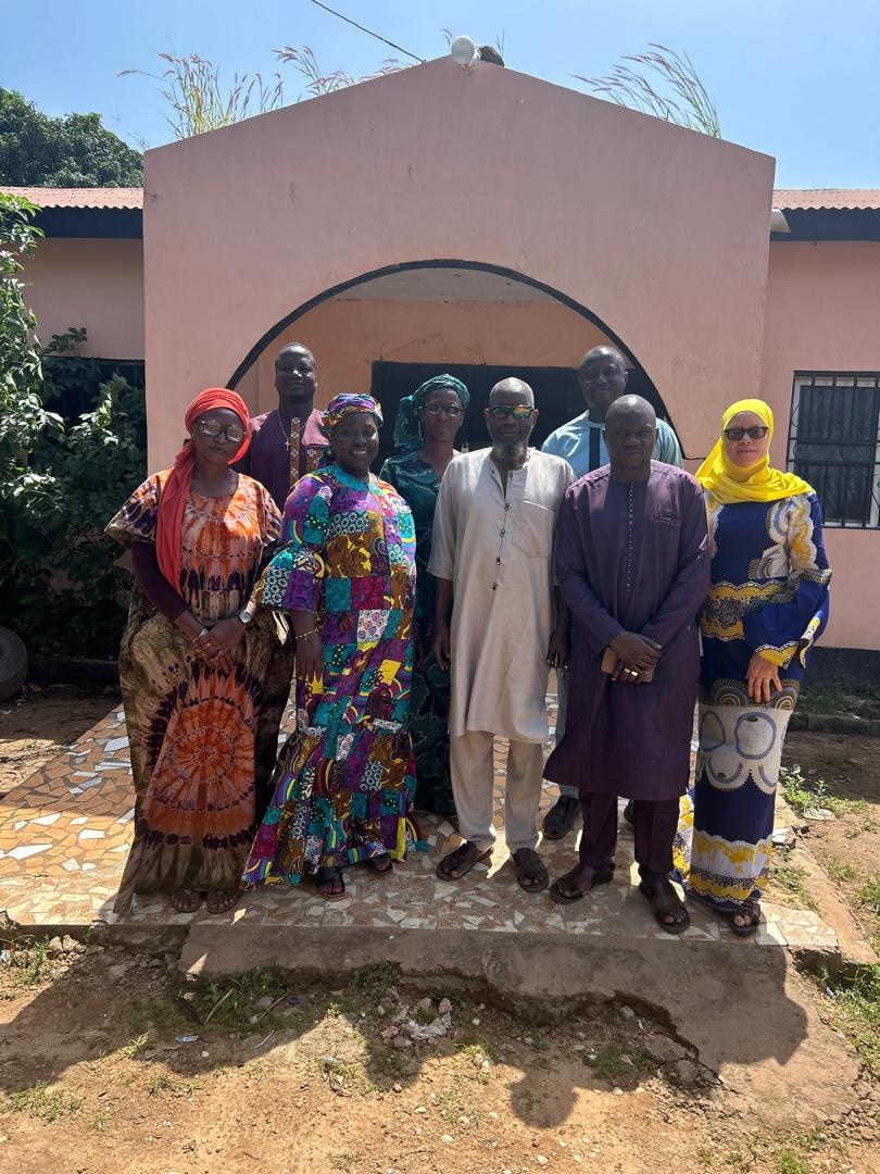 Group photo of the first Gambian training cohort: Interview with Mr. Lamin GAYRA, visually impaired teacher and Treasurer of The Gambia Organization of the visually impaired (GOVI), October 2025. Credit: GOVI